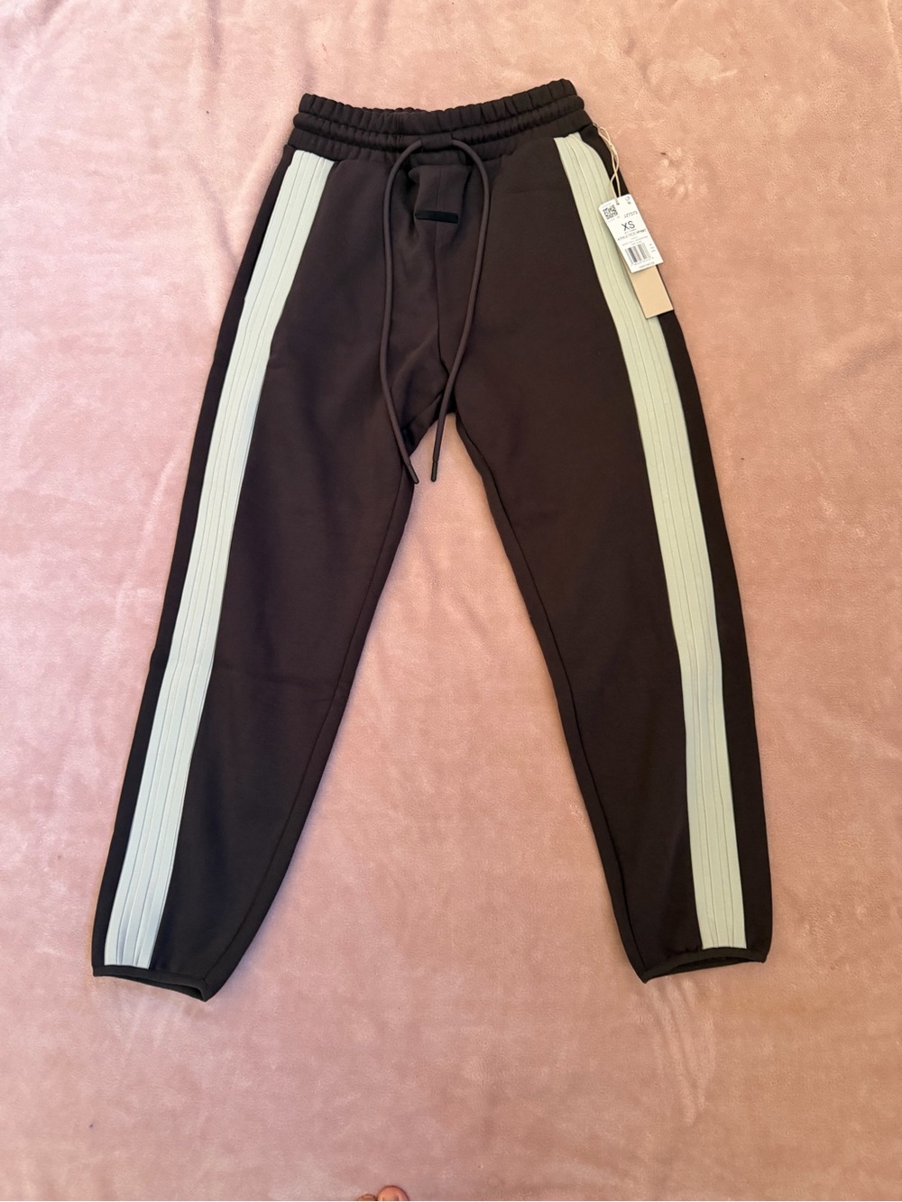 Adidas X Fear Of God  ATHLETICS Heavy Fleece Sweatpant Night Brown Sz XS